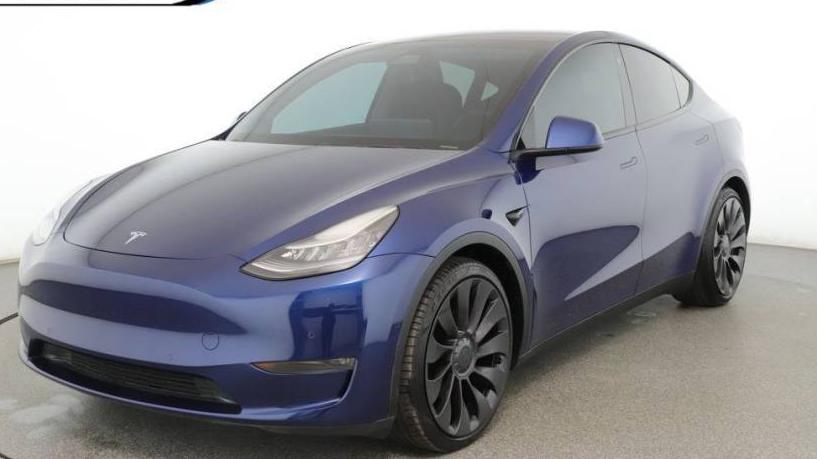 TESLA MODEL Y 2020 5YJYGDEF4LF003153 image